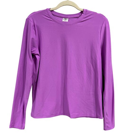 Athletic Works Purple Long Sleeve Solid Top XS - Picture 1 of 2